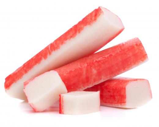 Imitation crabmeat is the most common example of surimi.