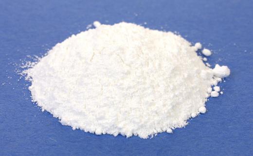 Ammonium bicarbonate is a white powder.