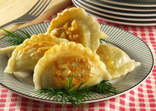 Apple dumplings are a type of sweet, filled pastry.