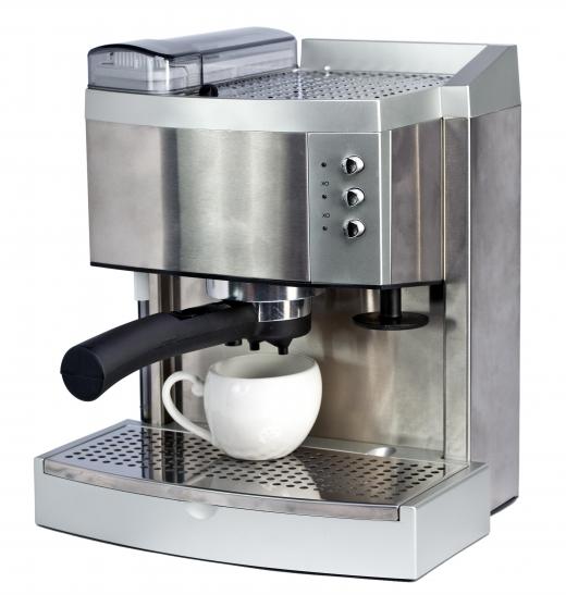 An espresso machine to make cappuccinos at home.