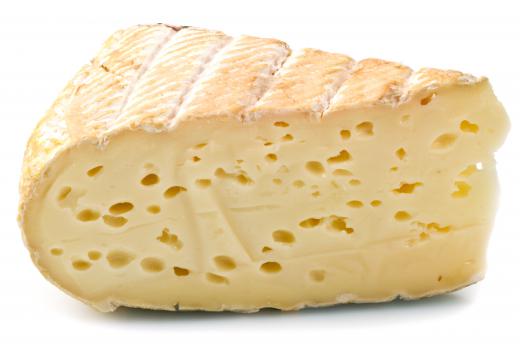 A thick wedge of fontina cheese which should not be confused with Fontinella® cheese.