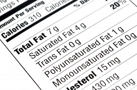 Misleading nutrition labels led to the Food and Drug Administration requiring "not a low calorie food" labels on some products.