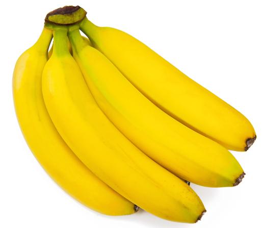 Bananas, which are sometimes served with ice cream.