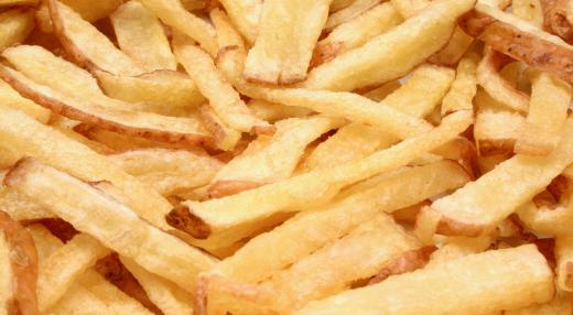 French fries are often served at fast food restaurants.