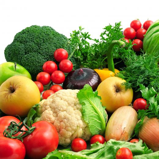 Fruits and vegetables are excellent sources of roughage.