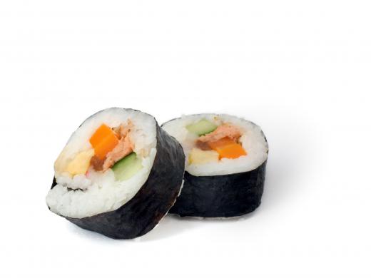 Sushi made with nishiki rice.