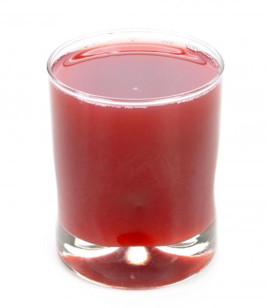 Plum juice, which can be used in making an apicot fizz.