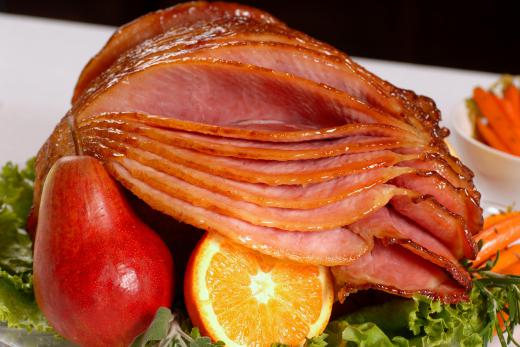 Ham is one form of meat that can be found in a breakfast casserole.