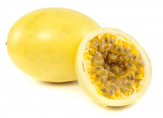 Golden passion fruit.