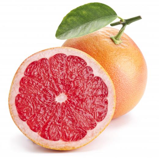 Grapefruit juice is used to make grapefruit wine.