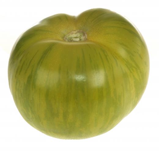 Green tomatoes can be used to create a more tart version of tomato pesto.