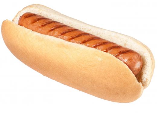 Chicken sausages can be eaten as hot dogs.