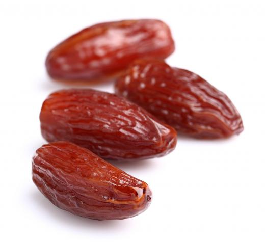 Crystallized fruit includes dates.