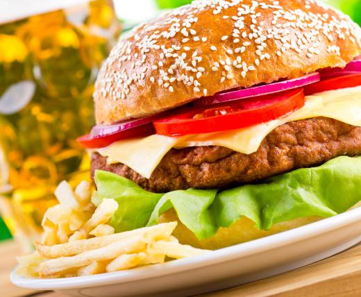 Using ranch dressing mix results in a very juicy burger.