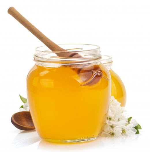 Honey, when mixed with yogurt and olive oil, makes a tasty and sweet salad dressing.