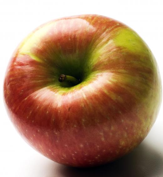 A Honeycrisp apple.