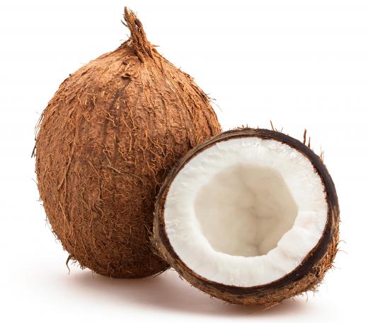 Creamed coconut is a derivative of the flesh of a coconut and is often used for cooking.