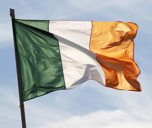 The flag of Ireland.