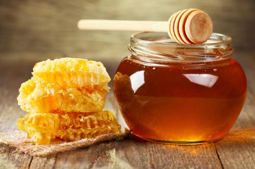 Greek baklava is soaked in honey.