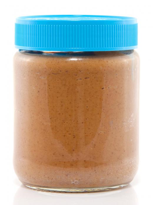 A jar of vegan peanut butter.