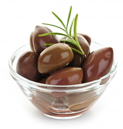 Kalamata olives, which are sometimes included in Genovese pasta.