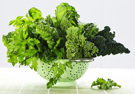 Green cabbage is high in Vitamin C and folate.