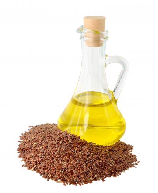 Flaxseed oil is a healthy alternative to margarine.