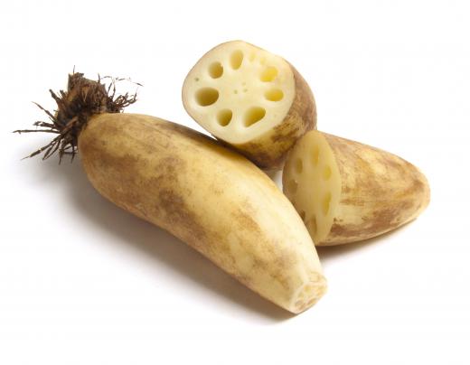 Lotus root is often used in tsukemono.