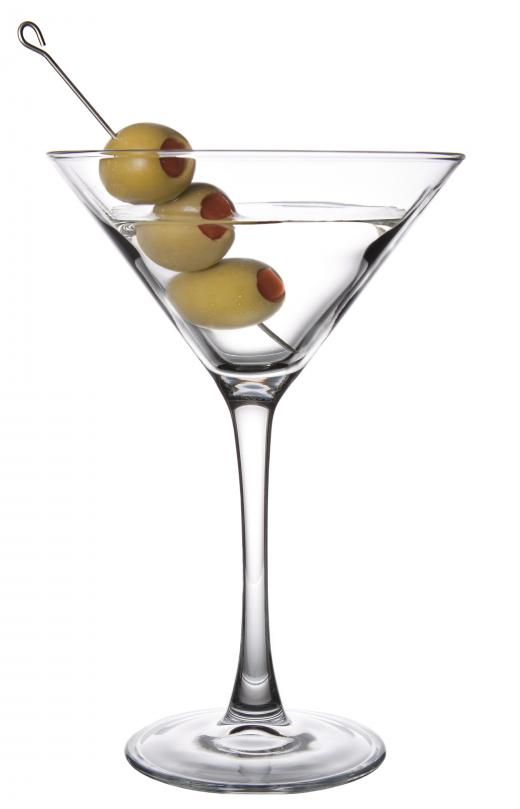 A vodka martini contains vodka and dry vermouth.