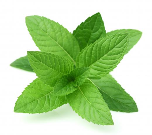 Mint leaves may be featured in kvass.