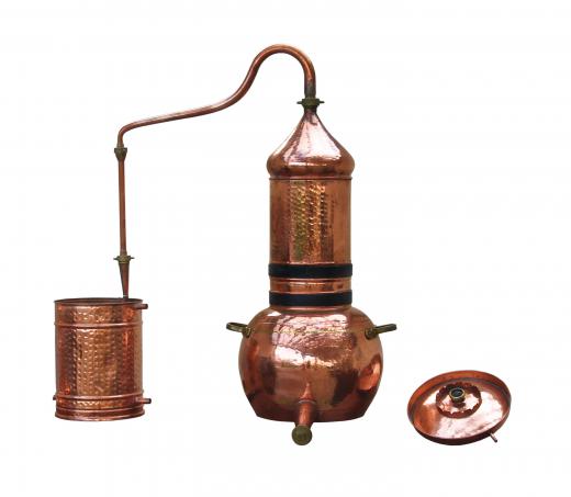 Moonshine is made in copper stills.