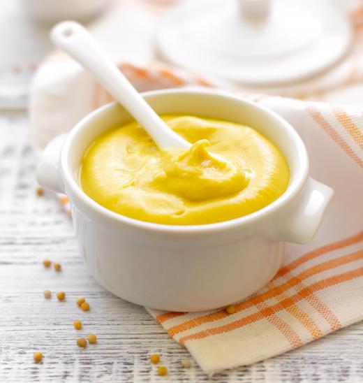 Some grainy mustards are made with cracked, whole mustard seeds.