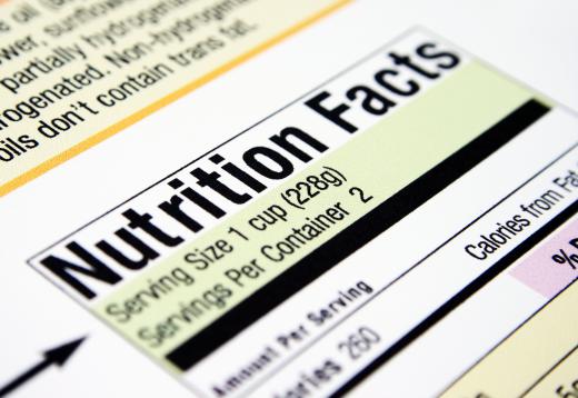 All packaged foods include a nutrition label, which displays important nutrition facts, servings and stats.