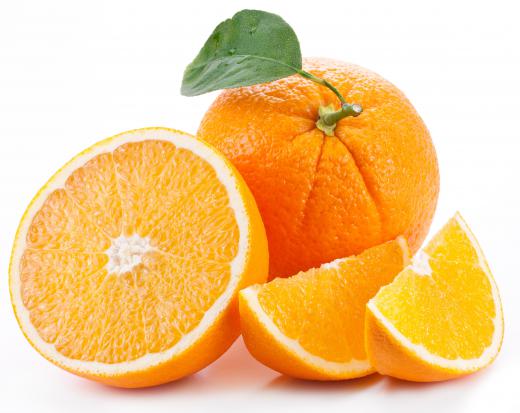 Ambrosia is typically made up of citrus fruits, such as orange slices.