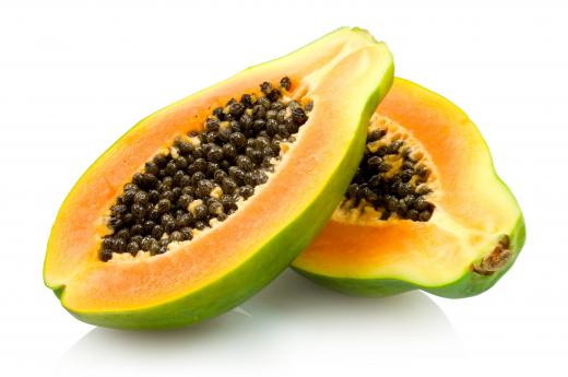 Papaya is sometimes added to bak kut teh.