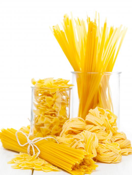 Dry pasta was once soft and fresh, and has been dried to have a long shelf life.