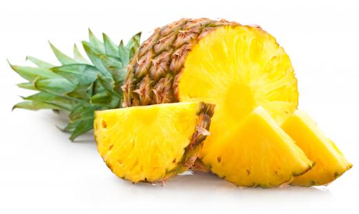 Pineapple is crushed for use in scalloped pineapple.