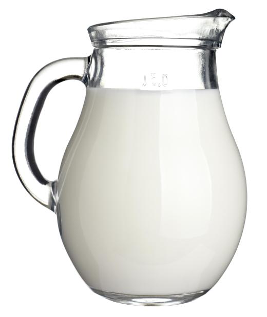 Milk, which is used to make Derby cheese.