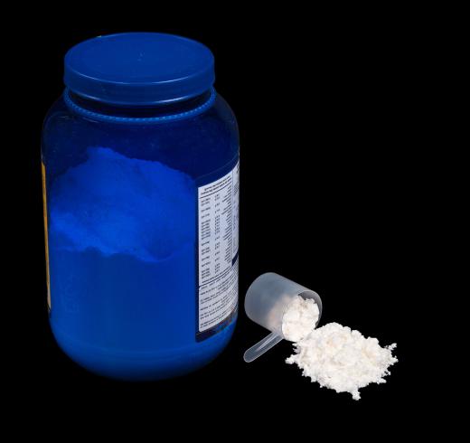 Casein is sold in powder form as a nutritional supplement.