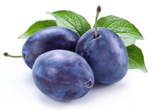 Fresh prune or plum.