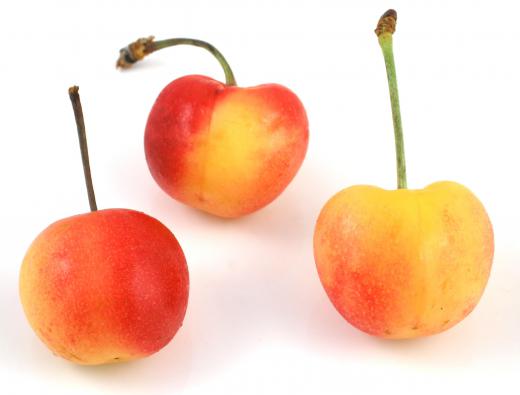 Rainier cherries.