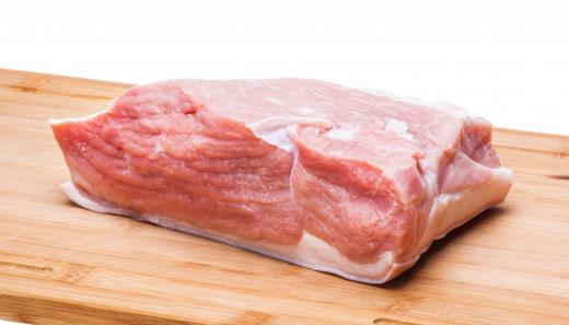 Raw or rare pork can cause illness and should always be thoroughly cooked.