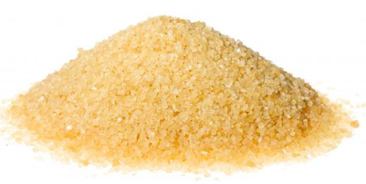 Raw sugar, which can be used to make a dirty mojito.