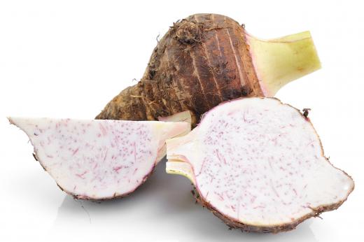 Poi is usually thick and paste-like due to the high carbohydrate content of taro.