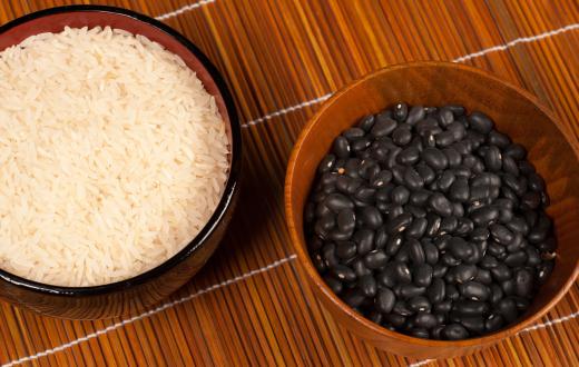 Black beans are included in the Chinese version of black soup.