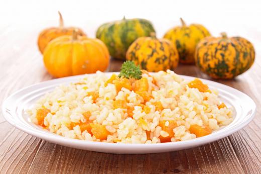 Arborio rice is used in risotto dishes.