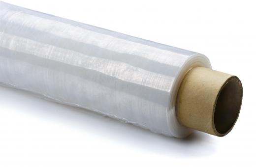 Plastic wrap is a thin plastic film used to cover food to keep it fresh.