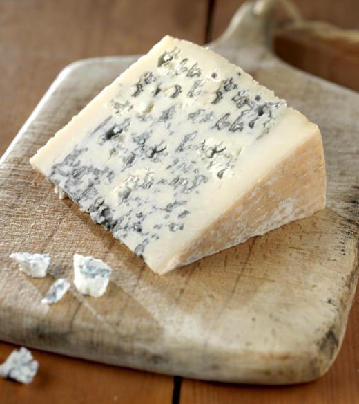 Roquefort is made from sheep's milk aged in caves.