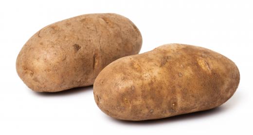 Russet potatoes.