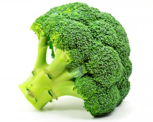 Broccoli is rich in iron.